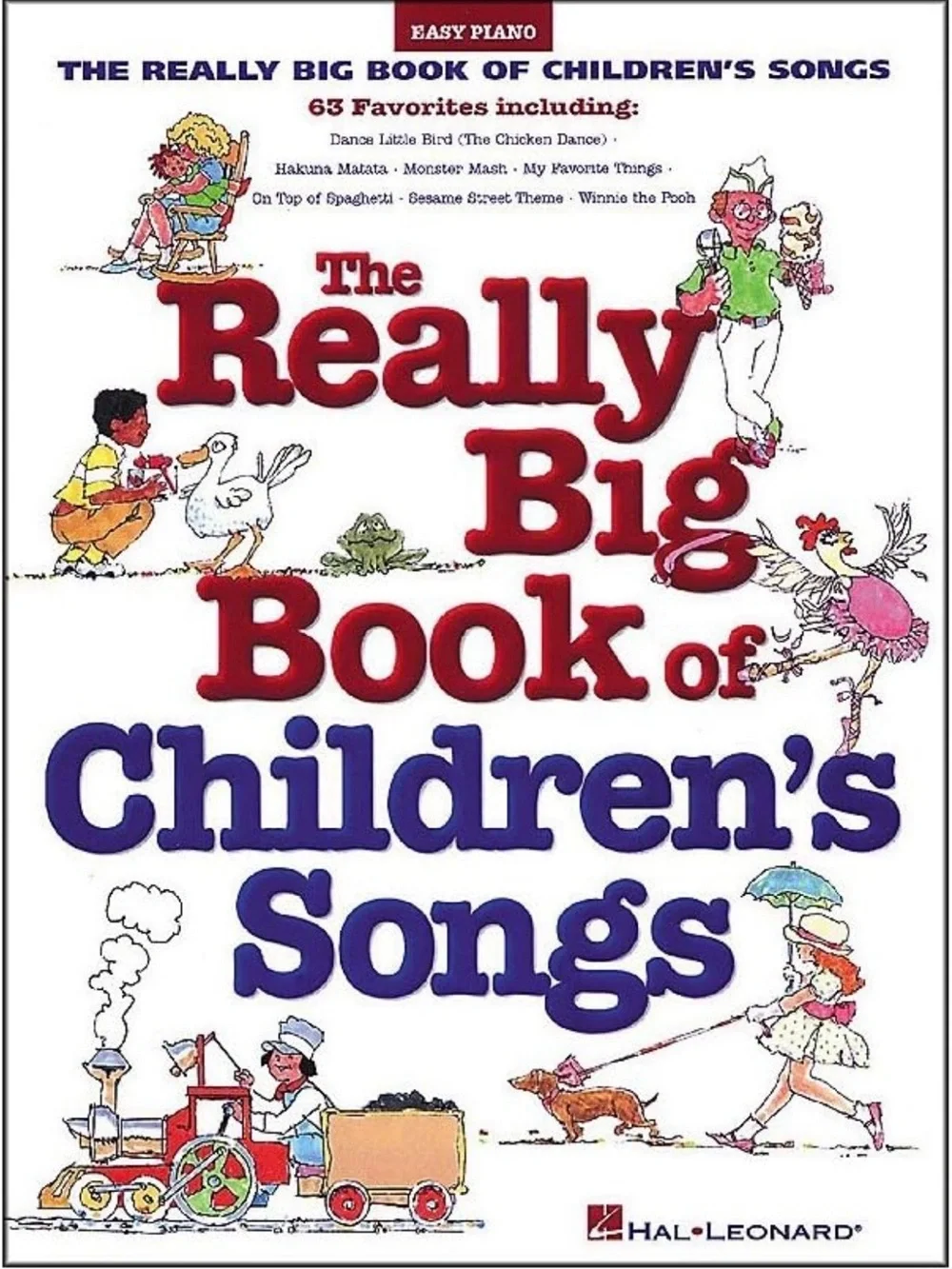 The Really Big Book of Children's Songs - White/Cream Cover